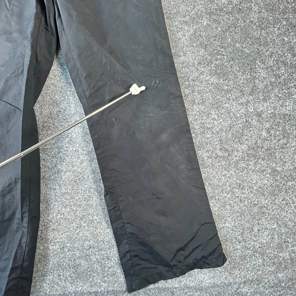 White Sierra Snowboard Ski Winter Pants Womens L Black Side Zip‎ Waterproof